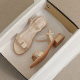 Damen Sommer-Absatzschuhe im Feen-Stil mit mittelhohem Absatz